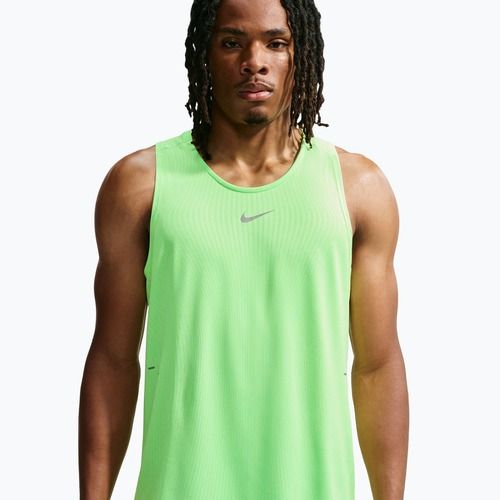 Férfi futó póló Nike Stride volt/light silver