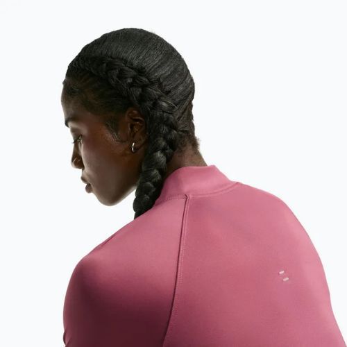 Női futópulóver Nike Tempo Dri-Fit 1/4 Zip pink smoke