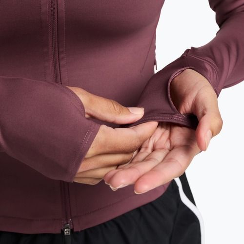 Női futópulóver Nike Swift Dri-Fit Full Zip pink smoke