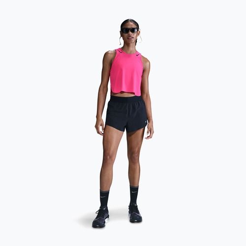 Női futó póló Nike AeroSwift hyper pink/black