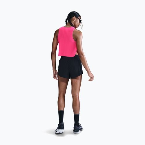 Női futó póló Nike AeroSwift hyper pink/black