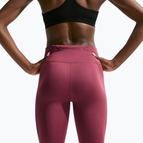Női leggingsek Nike Tempo Swoosh Run pink smoke/white