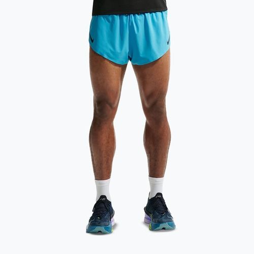 Férfi futónadrág Nike AeroSwift light current blue/black