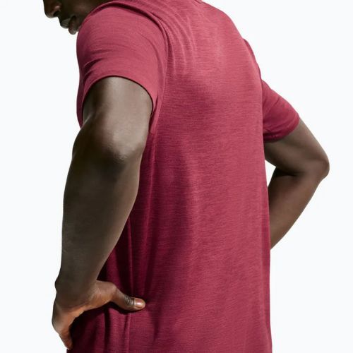 Férfi futó póló Nike Miler Dri-Fit UV tough red/mystic dates