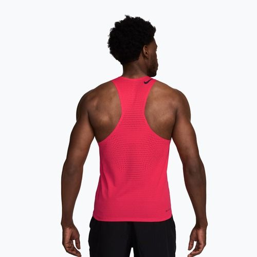 Férfi futó póló Nike AeroSwift fusion red/black
