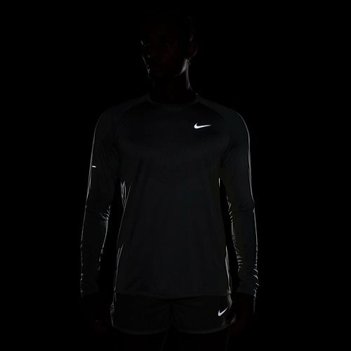 Férfi futó hosszú ujjú póló Nike Stride Dri-Fit ADV Smoke Grey
