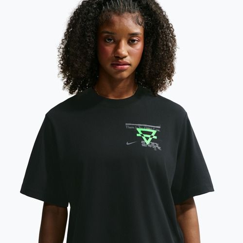 Női futó póló Nike Swift Dri-Fit black/no color/illusion green