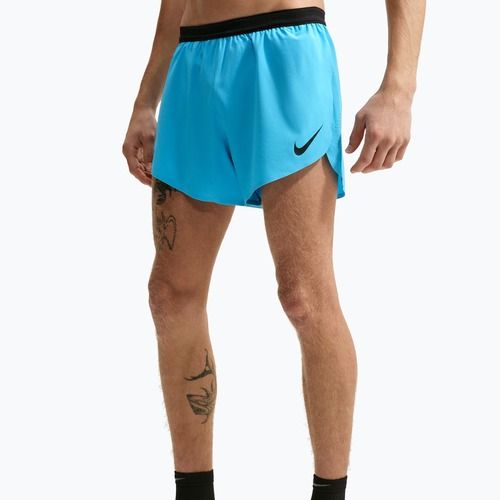 Férfi futónadrág Nike AeroSwift light current blue/black