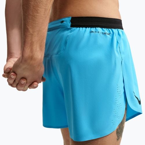 Férfi futónadrág Nike AeroSwift light current blue/black