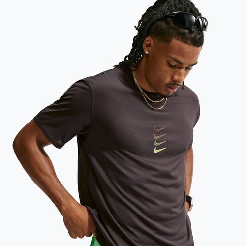 Férfi futó póló Nike Dri-Fit Running Top tar