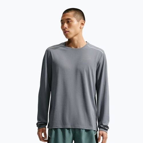Férfi futó hosszú ujjú póló Nike Miler Dri-Fit UV smoke grey