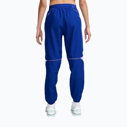 Nike Swoosh Dri-Fit női nadrág, old royal/fociszürke/rózsaszín emelkedés
