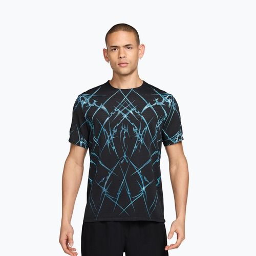 Férfi futó póló Nike AeroSwift black/white
