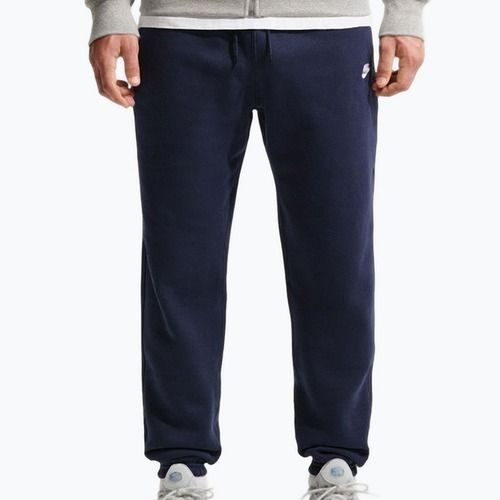 Férfi nadrág Nike Club Cuffed Brushed obsidian/obsidian/white