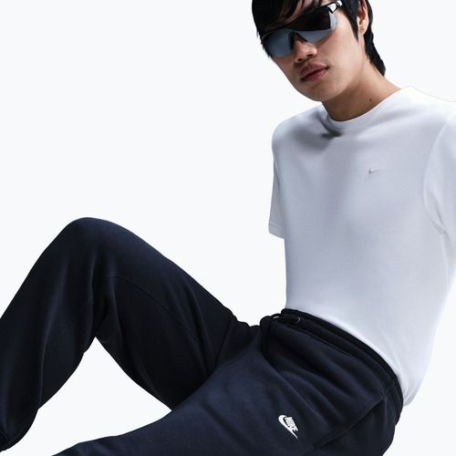 Férfi nadrág Nike Club Jogger obsidian/obsidian/white
