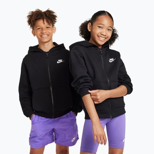 Gyerekpulóver Nike Sportswear Club Fleece black/white