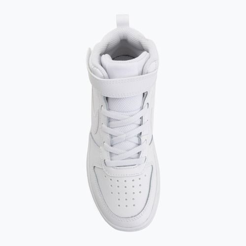 Gyermekcipő Nike Court Borough Mid 2 white/white/white