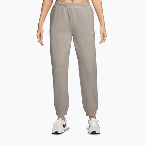 Női nadrág Nike Studio Fleece cream li/sail