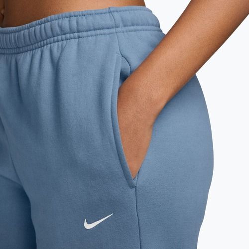Női nadrág Nike Studio Fleece work blue/sail