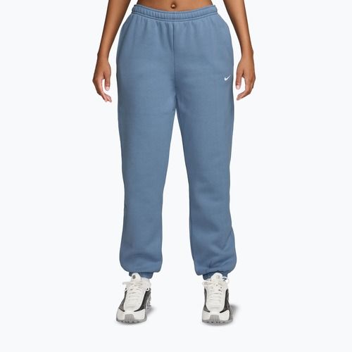 Női nadrág Nike Studio Fleece work blue/sail