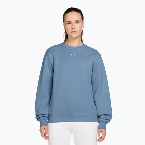 Női pulóver Nike Studio Fleece work blue/sail
