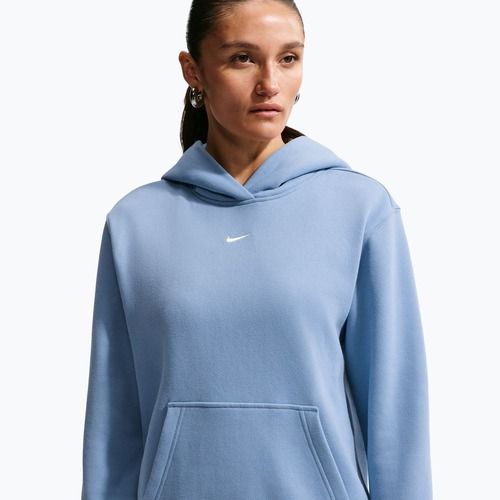 Női pulóver Nike Studio Fleece work blue/sail