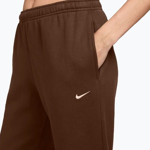 Női nadrág Nike Studio Fleece cacao wow/sail
