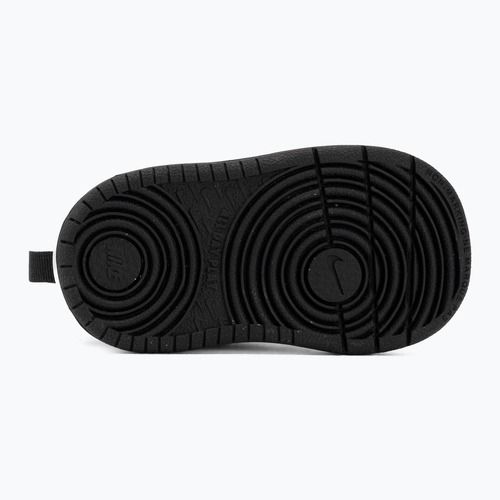 Gyermekcipő Nike Court Borough Low black/smoke grey/white/illusion green