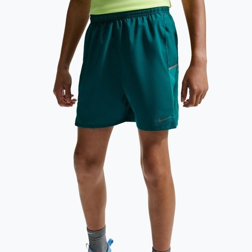 Gyerek rövidnadrág Nike Miler bright spruce/energy