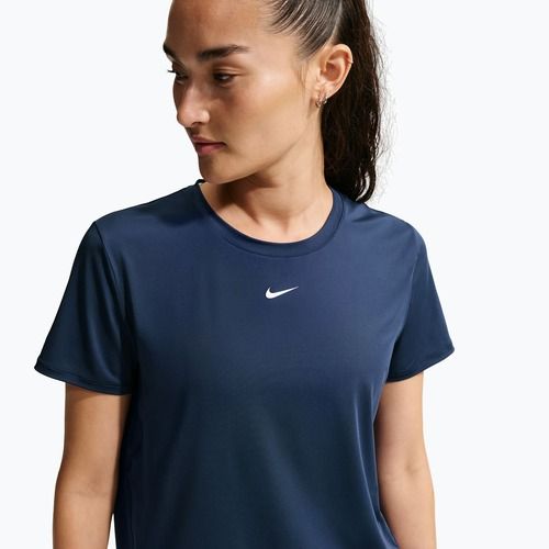 Női edző póló Nike One Classic midnight navy/white