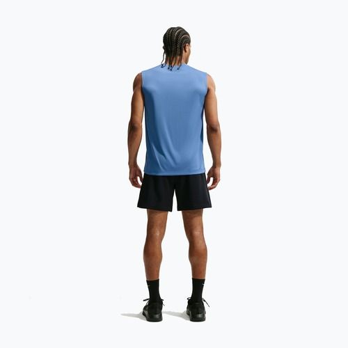 Férfi edző póló Nike Dri-FIT Sleeveless Training Top indigo storm/white