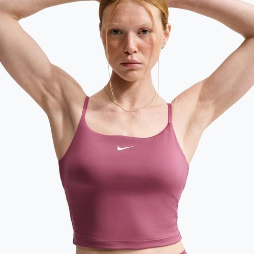 Női edző póló Nike One pink smoke