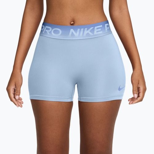 Női edző rövidnadrág Nike Pro hydrogen blue/aluminum