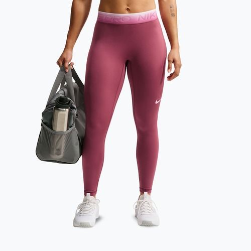 Női leggingsek Nike Pro pink smoke/pink rise