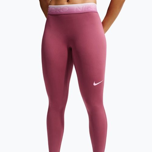 Női leggingsek Nike Pro pink smoke/pink rise