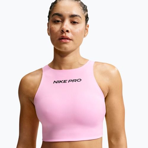 Sportmelltartó Nike Pro Sculpt pink rise/black