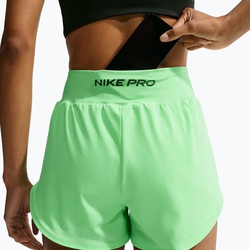 Női edző rövidnadrág Nike Pro Sculpt illusion green/black