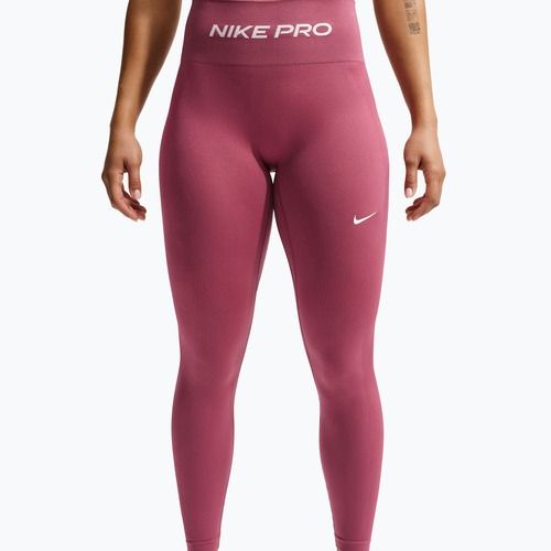 Női leggingsek Nike Pro Seamless pink smoke/white