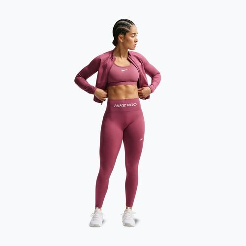 Női leggingsek Nike Pro Seamless pink smoke/white