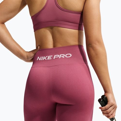 Női leggingsek Nike Pro Seamless pink smoke/white