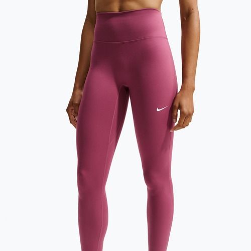 Női leggingsek Nike One pink smoke/white