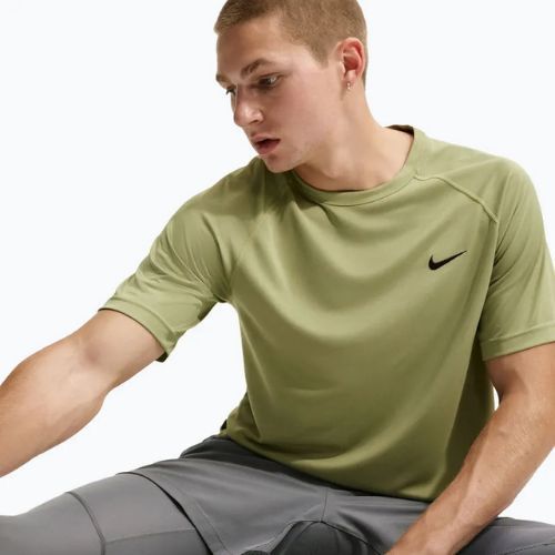 Férfi edző póló Nike Flex dusty olive/black