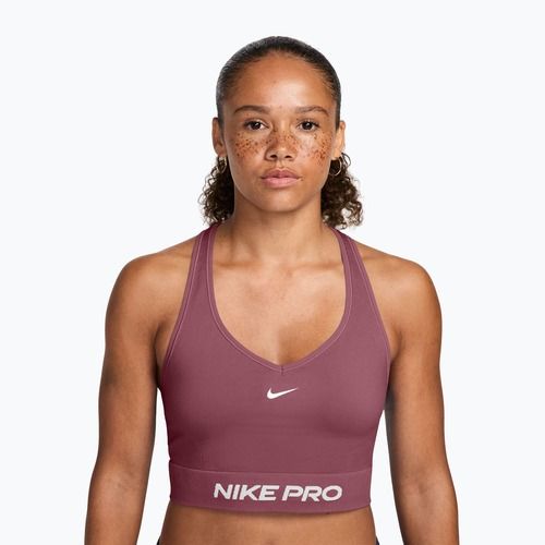 Edzőtop Nike Pro Seamless pink smoke/white