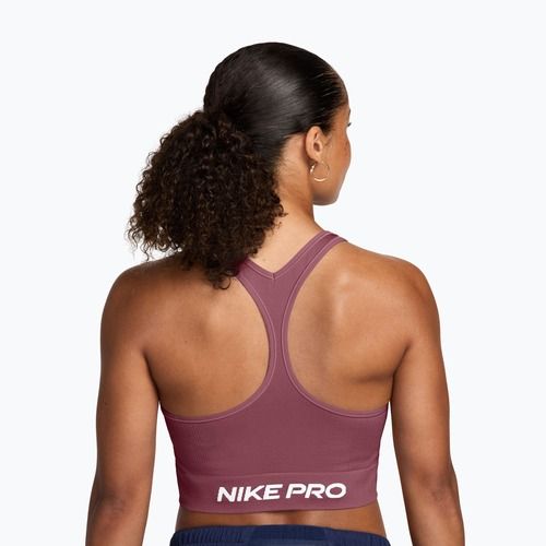 Edzőtop Nike Pro Seamless pink smoke/white