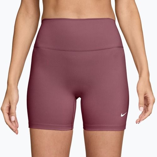 Női edző rövidnadrág Nike One pink smoke/white