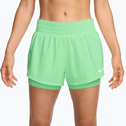 Női edző rövidnadrág Nike One cucumber calm/white