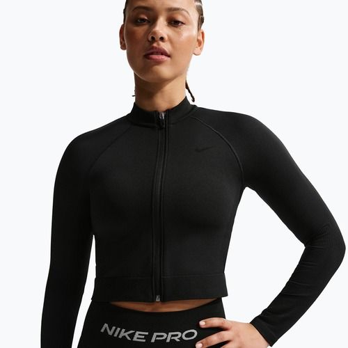 Női edzőpulóver Nike Pro Seamless black