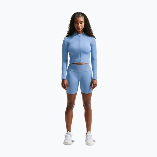 Női edzőpulóver Nike Pro Seamless work blue