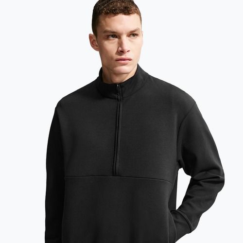 Férfi edzőpulóver Nike 24.7 ImpossiblySoft Black/Dark Smoke Grey