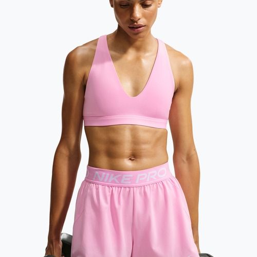 Sportmelltartó Nike Indy Strappy pink rise/black